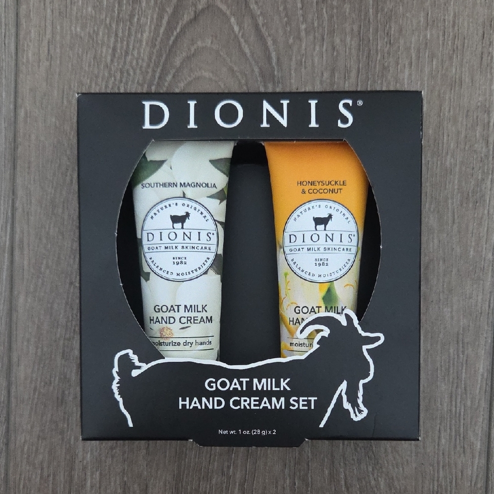 Dionis Goat Milk Hand Cream Set Southern Magnolia And Honeysuckle/Coconut